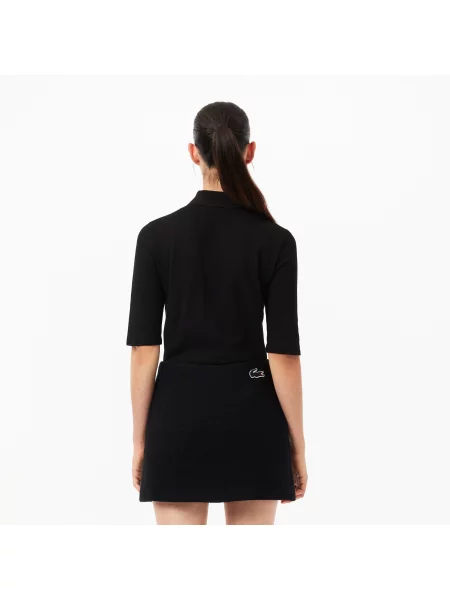 Поло Lacoste черное
