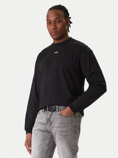 HUGO longsleeve Daposo czarna