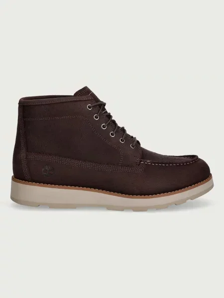 Botki Timberland koronkowe brązowe