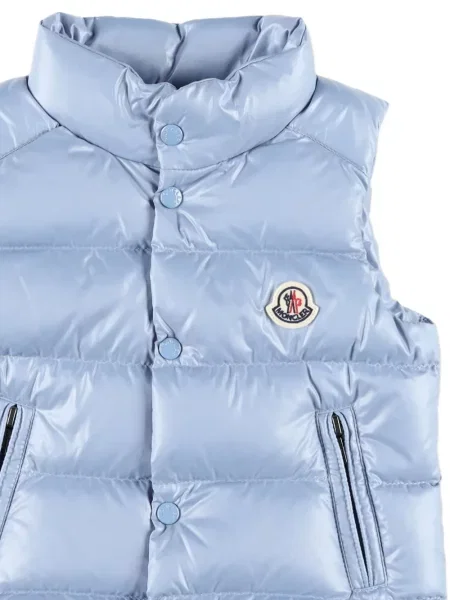 Kamizelka dziecięca Moncler Enfant niebieska