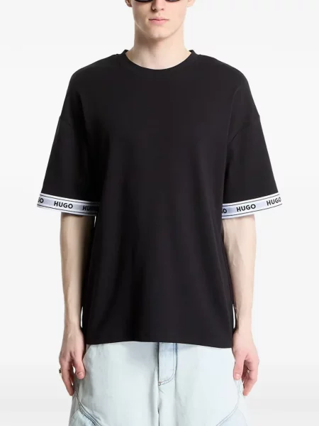 Tricou Hugo cu autograf negru