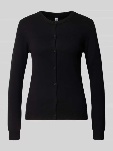 Kardigan rozpinany o kroju slim fit z mieszanka Model NORA' Pieces