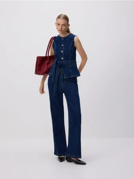 Джинсовий жилет Reserved синій