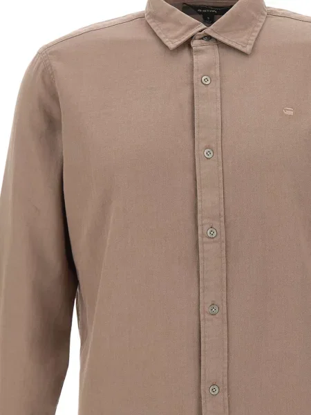 Košeľa G-star Raw hnedá
