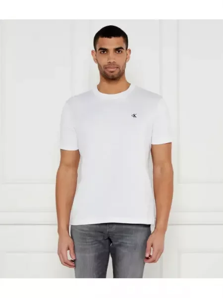 Calvin Klein Jeans Póló SERIF fehér