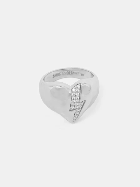 ZADIG&VOLTAIRE inel argintiu