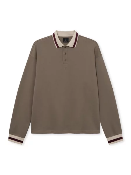 Johnny Urban Tricou Brandon kitt / pământiu / oliv / ciclam alb