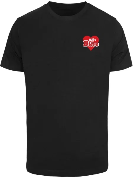 Mister Tee Tricou Bierherz sângeriu / negru alb