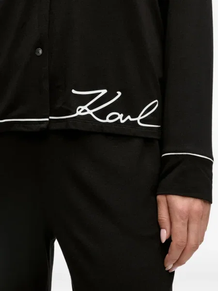 Pijamale Karl Lagerfeld negru