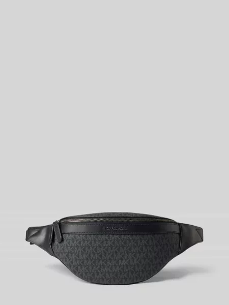 Nerka z wzorem logo Model GREYSON' Michael Kors czarna