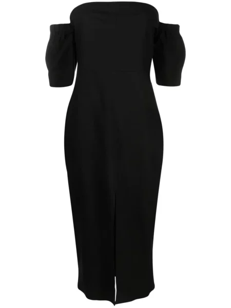 Rochie midi Isabel Marant până la genunchi de costum negru