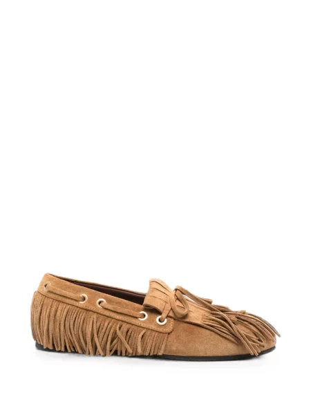 Pantofi loafer Etro cu șireturi din dantelă