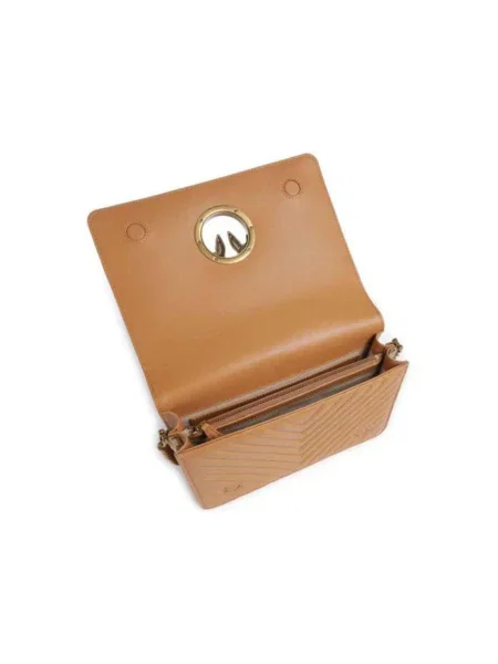 PINKO Kabelka Love Click Classic PE 25 PLTT hnedá