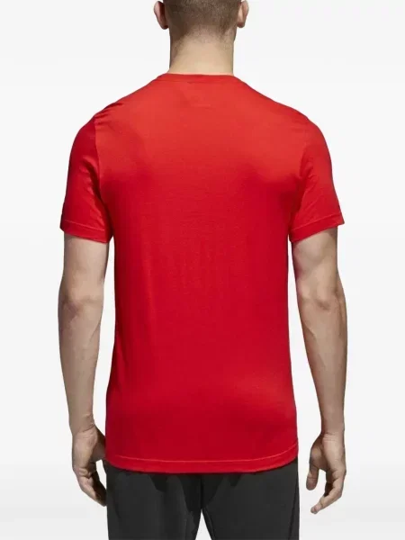 Tricou polo Adidas tricotate cu imagine fără mâneci alb