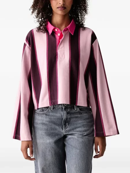 Tricou polo Vans roz