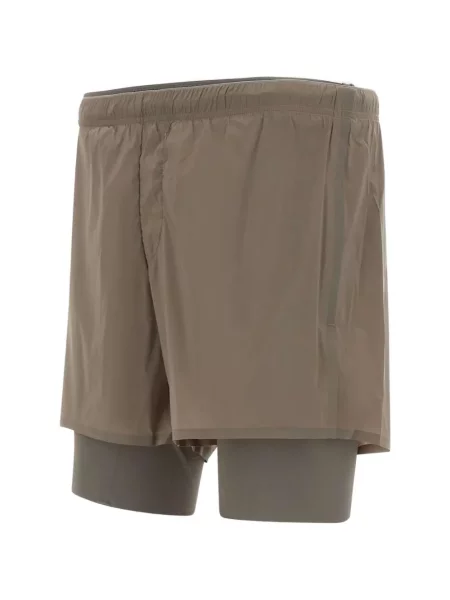 Běžecké kraťasy Satisfy hnědé