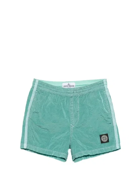 Kąpielówki dziecięce Stone Island zielone