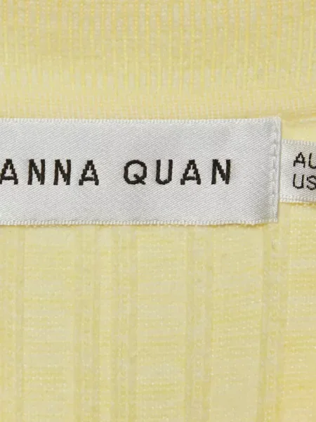 Rochie Anna Quan tricotate galben