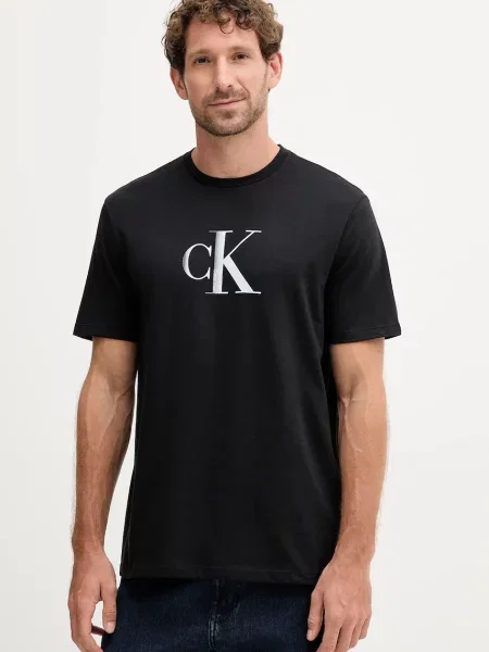 Calvin Klein Jeans t-shirt z nadrukiem czarny