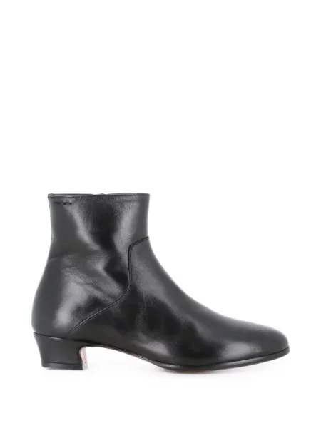 Cizme scurte Alexander Hotto din piele negru