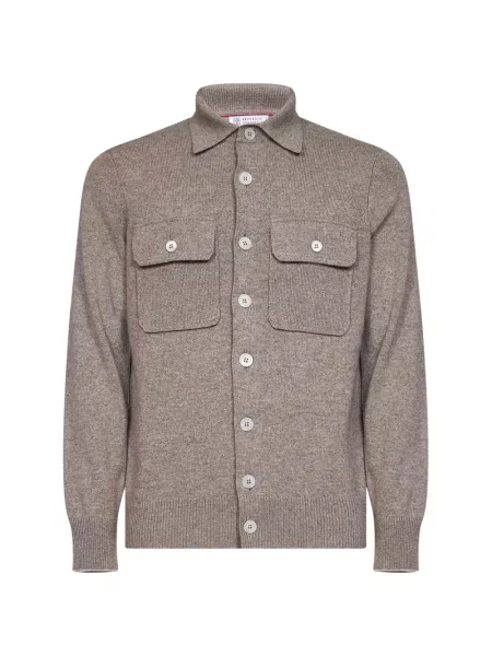 Cardigan Brunello Cucinelli gri