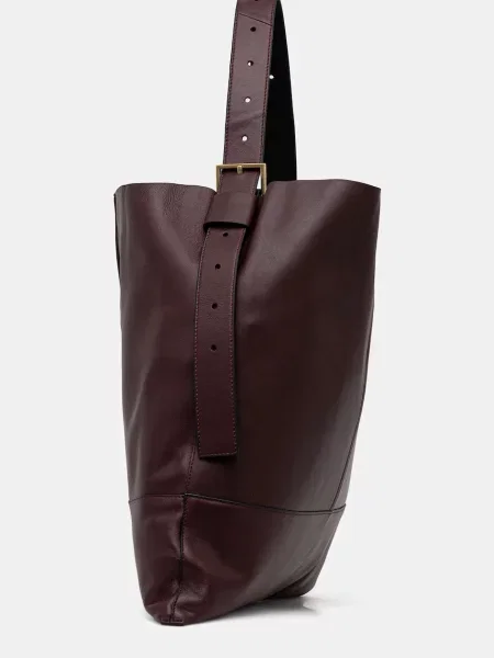 Шкіряна сумочка AllSaints ASHA червоний