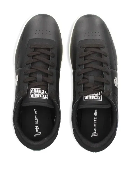 Sneakerși Lacoste din piele negru