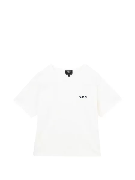 Tricou A.p.c. cu imagine alb