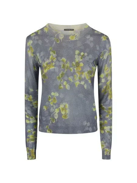 Pulover In Bed With You cu model floral cu imagine gri