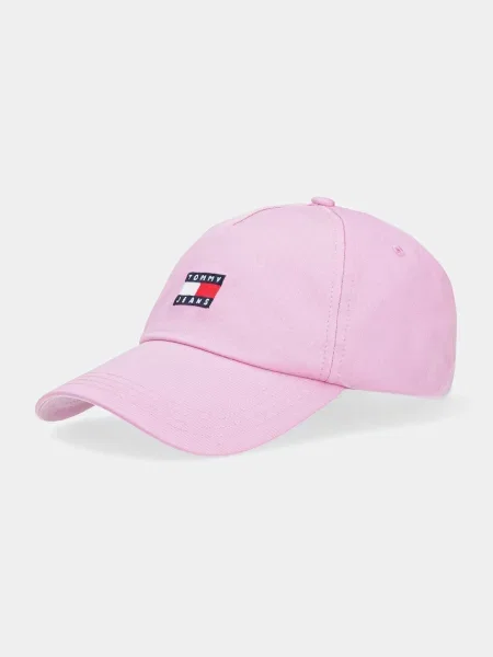 Шапка с козирка Tommy Jeans бежово