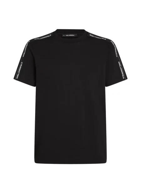 Tricou Karl Lagerfeld cu autograf negru