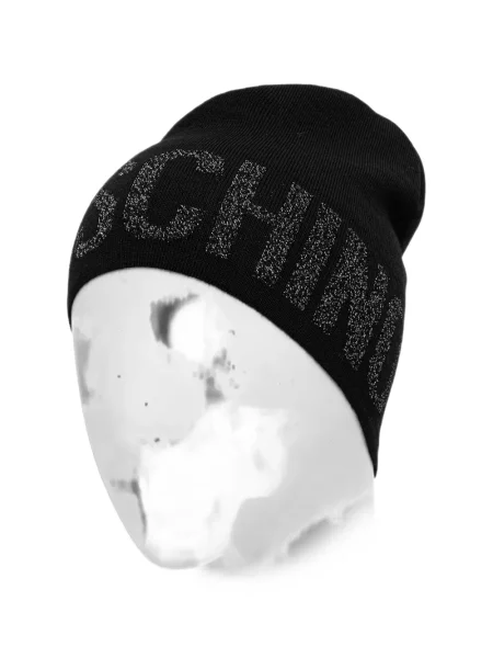 Căciulă Moschino cu autograf negru