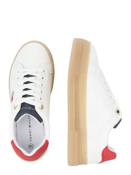 Tommy Hilfiger sneakers pentru copii alb