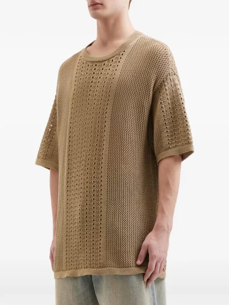 Scurt tricou Aftermaths cu decolteu rotund