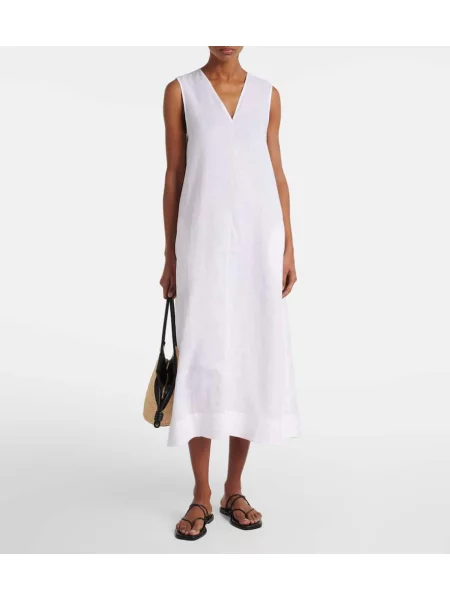 Rochie midi Asceno de in alb