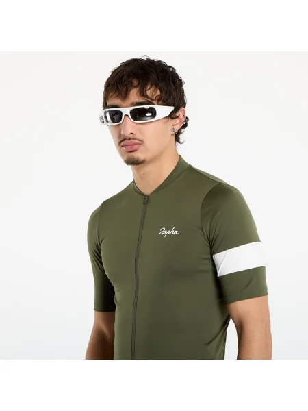 Tricou Rapha din jerseu alb