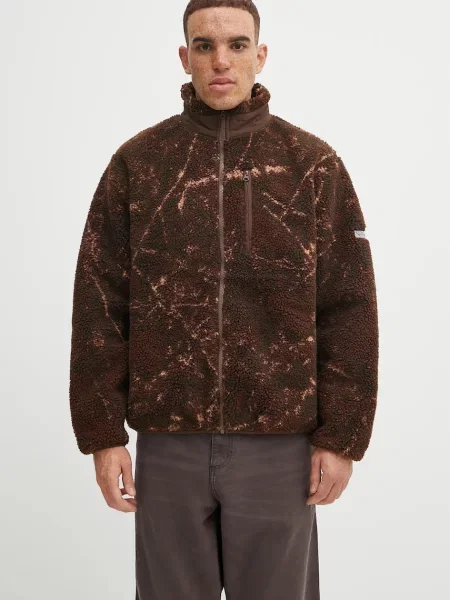 Dukserica od flisa No Problemo Through Fleece smeđa