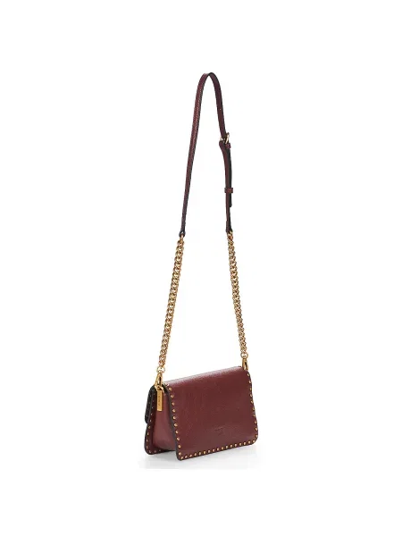 Pinko De piele geantă poștaș Love One Slouchy