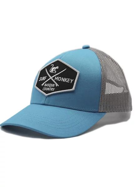 Czapka Trucker Zapięcie Snapback Niebieski / Szary szara