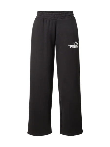 PUMA Pantaloni sport ESS NATURE negru alb