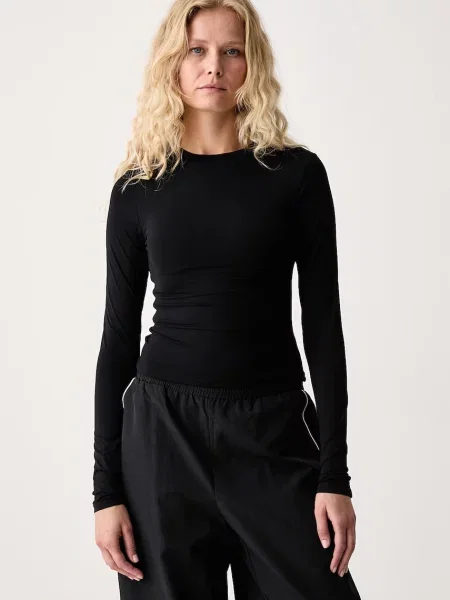 Tricou cu mânecă lungă Le Privé negru