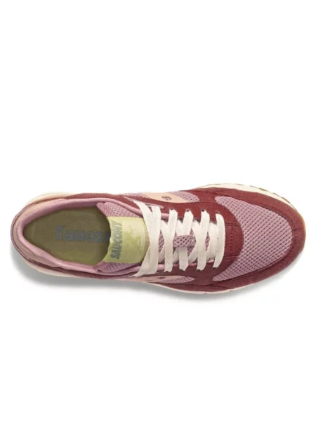 Buty do biegania Saucony zamszowe do biegania czerwone