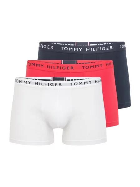 Tommy Hilfiger Underwear Boksarice Essential marine / živo rdeča bela