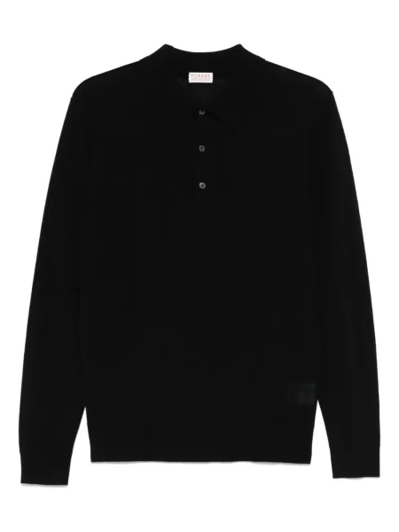 Polo Fursac de lână negru