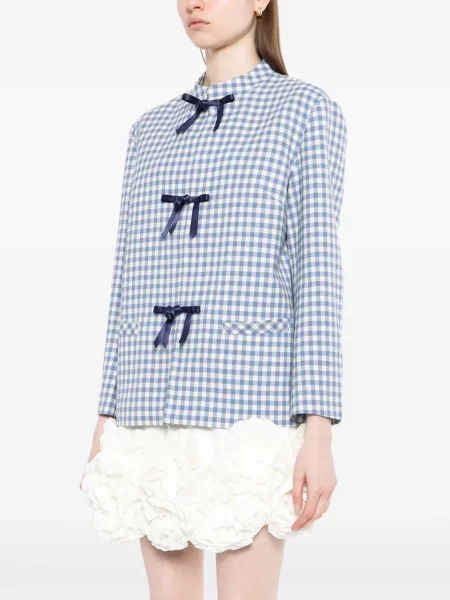 Μπουφάν Ao Yes με φιόγκο μπλε