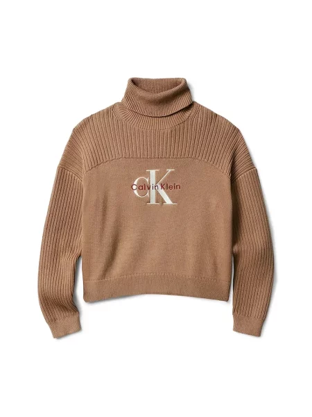 Calvin Klein Jeans Dječji pulover smeđa
