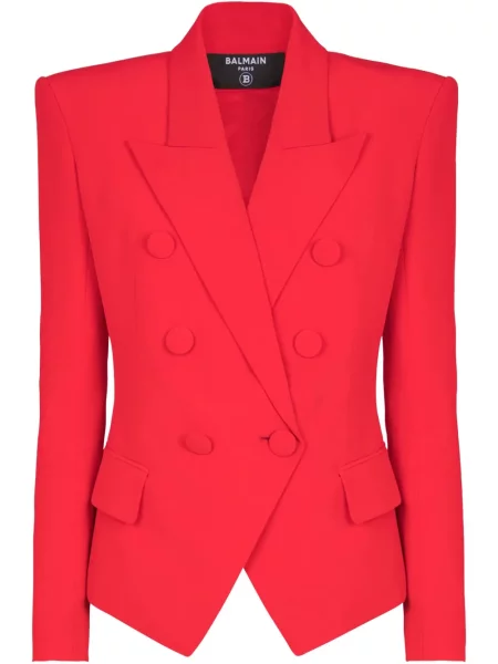 Sacou Balmain roșu