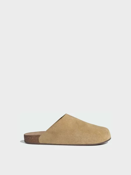 Шкіряне Жіноче Сабо adidas бежевий