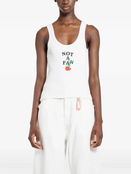 Podkoszulka Ssheena z nadrukiem biała