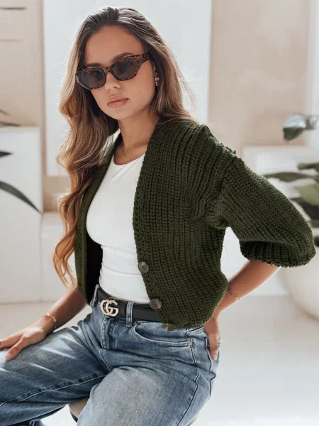 Sweter NUTI Dstreet zielony